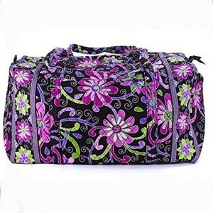 Vera Bradley Large Duffel - Purple Punch